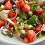 رسپی سالاد هندوانه یونانی: راز ساخت این خوراک لذیذ و آسان