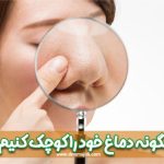 چگونه دماغ خود را کوچک کنیم؟