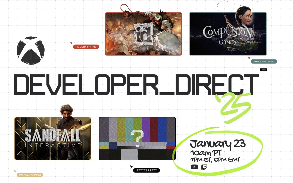 پوشش زنده مراسم Developers_Direct ایکس باکس به صورت ویدیویی [ژانویه ۲۰۲۵]
