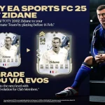 نسخه ویژه زین‌الدین زیدان به بازیکنان EA Sports FC 25 اعطا می‌شود