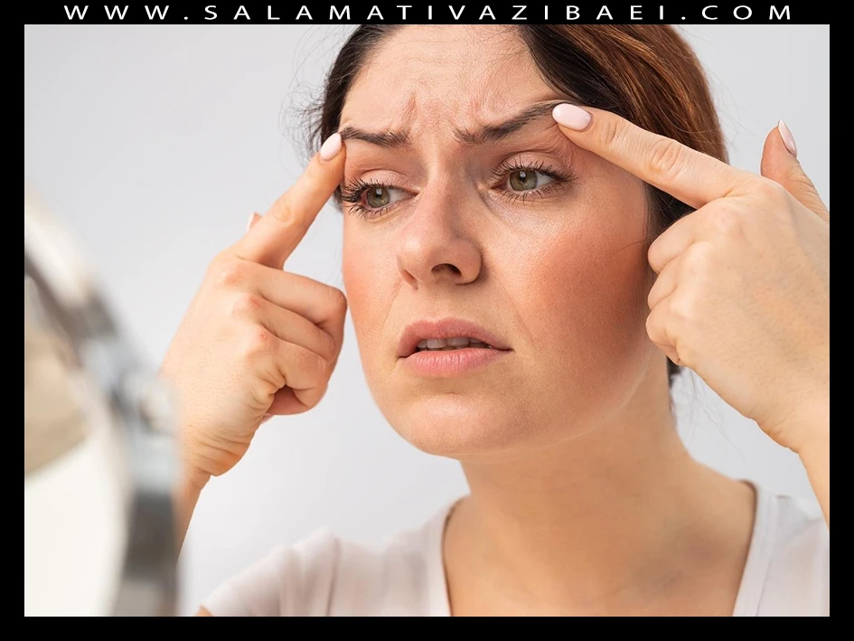 استرس و چین و چروک
