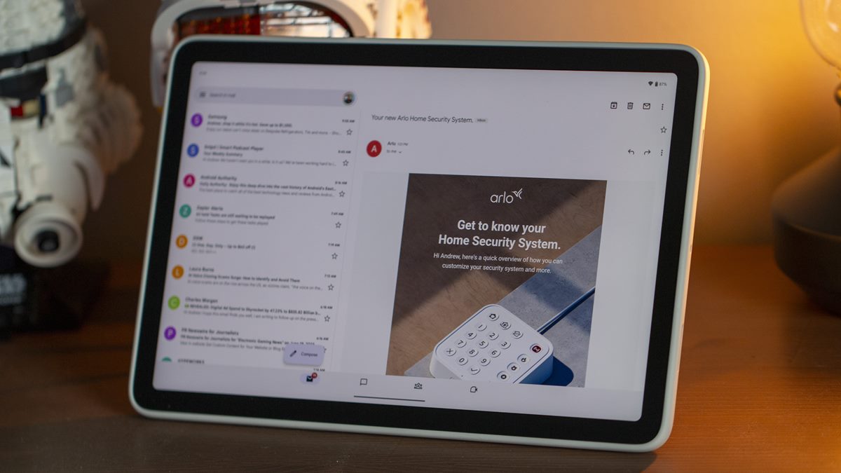قابلیت تنظیم پنجره در اپلیکیشن Gmail برای تبلت و گوشی‌های تاشو فعال شد