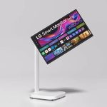 نمایشگر ۳۲ اینچی جدید کمپانی LG با پایه چرخ‌دار معرفی شد