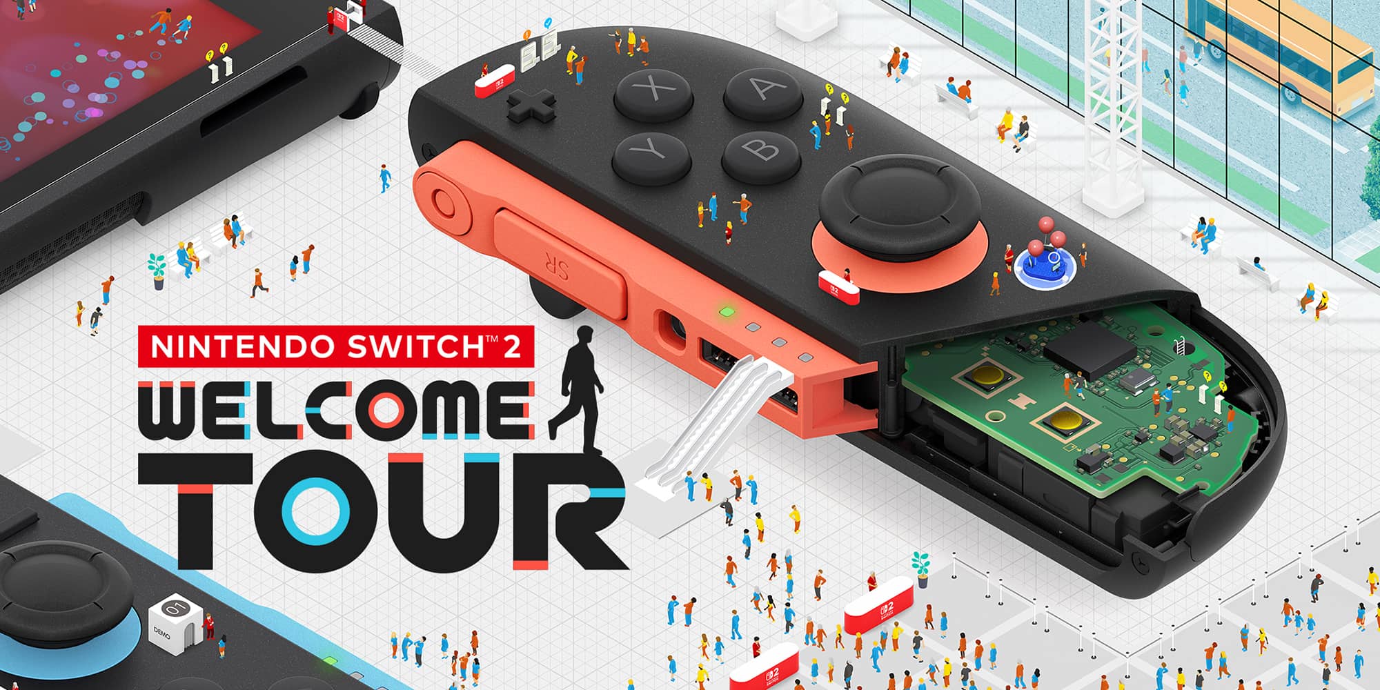 شخصی هنگام تجربه Nintendo Switch 2 Welcome Tour تقریبا به خواب رفته بود