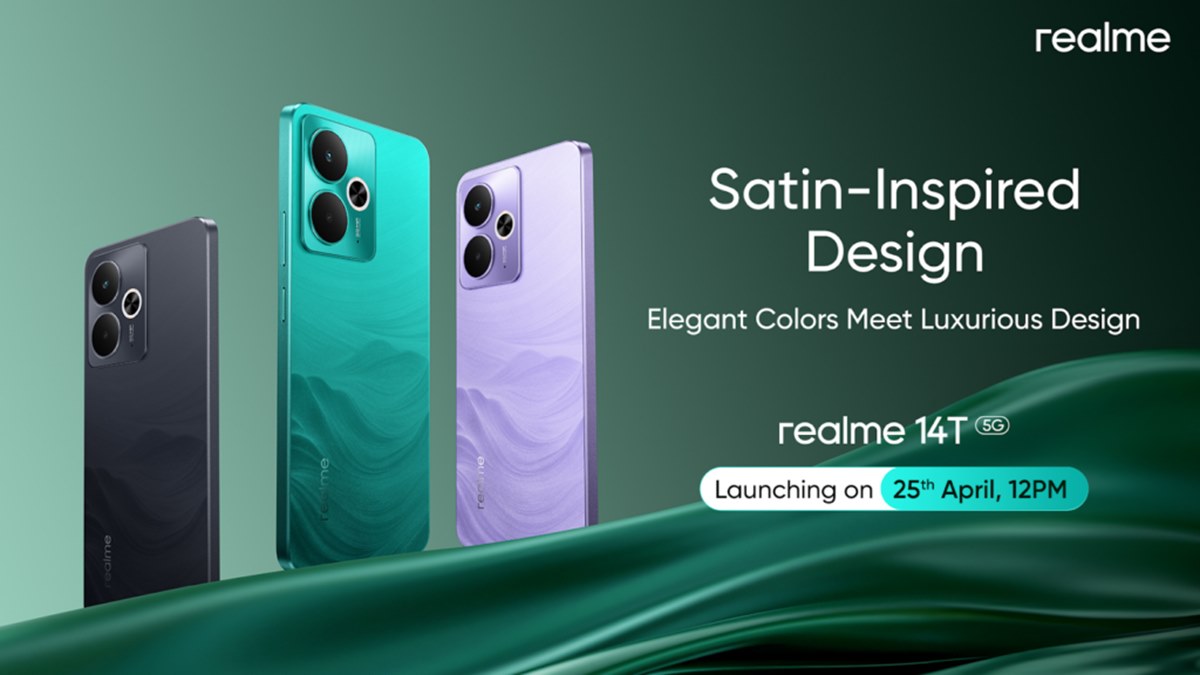 گوشی Realme 14T 5G با روشن‌ترین نمایشگر و باتری ۶۰۰۰ میلی‌آمپری معرفی خواهد شد