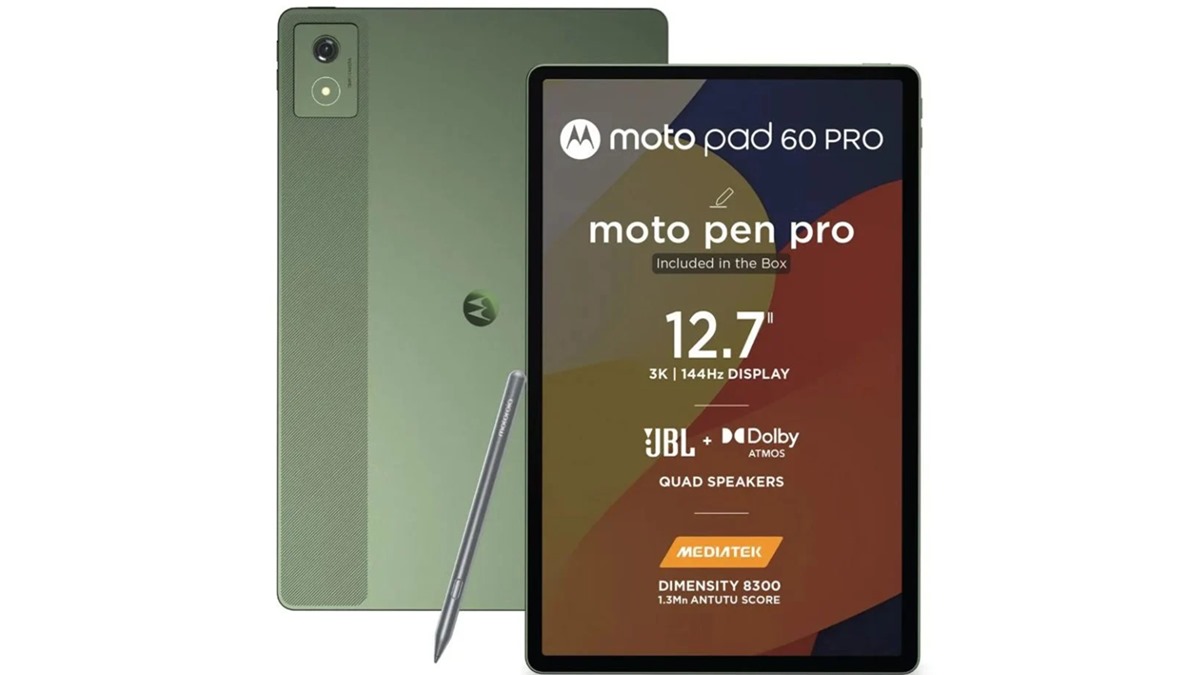تبلت Moto Pad 60 Pro با اسپیکرهای JBL و نمایشگر ۳K معرفی شد