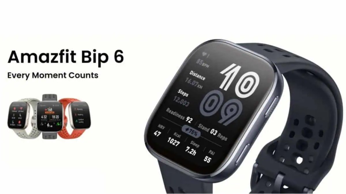ساعت Amazfit Bip 6 با تماس بلوتوثی و شارژدهی ۱۴ روزه معرفی شد