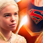 تصویری از صحنه فیلم‌برداری فیلم Supergirl، پوشش ابرقهرمانی میلی آلکاک را نمایان ساخت