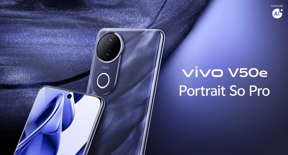 vivo V50e با دوربین سه‌گانه ۵۰ مگاپیکسلی و گواهی IP69 از راه رسید!