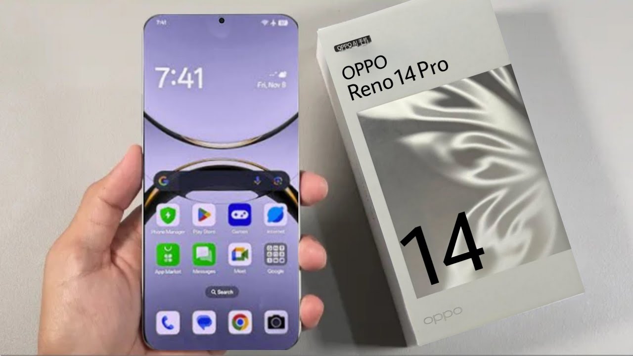 اولین تصویر اوپو Reno14 پرو افشا شد؛ نگاهی به مشخصات میان‌رده جدید چینی