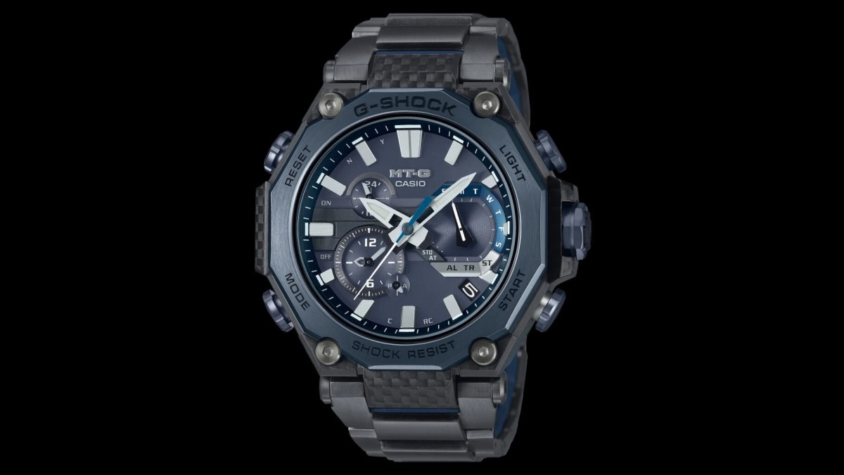 کاسیو مدل جدید ساعت G-Shock را معرفی کرد ؛ ترکیب کربن، بلوتوث و شارژ خورشیدی