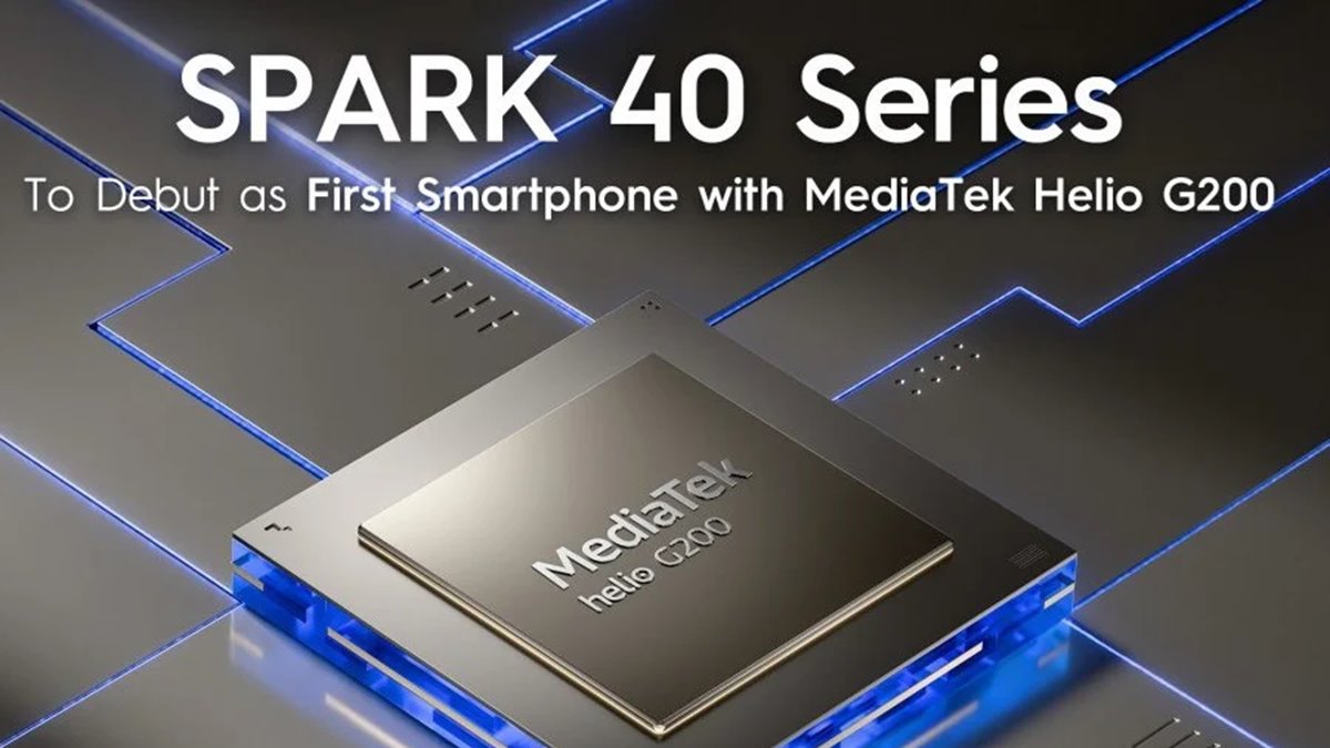 چیپست جدید Helio G200 برای اولین بار در Tecno Spark 40 Pro+ معرفی شد