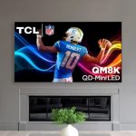 تلویزیون TCL QM8K با طراحی ظریف، پنل CrystGlow و صدای فراگیر معرفی شد