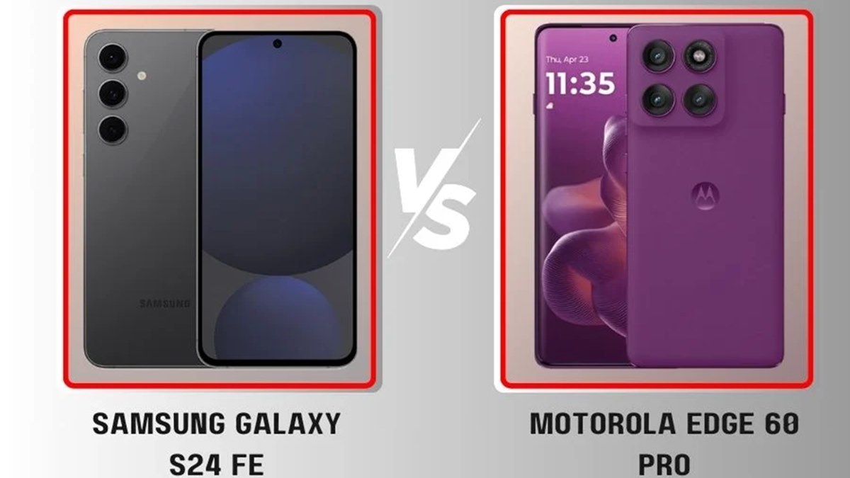 پنج تفاوت کلیدی بین گوشی Motorola Edge 60 Pro و Samsung Galaxy S24 FE را بدانید