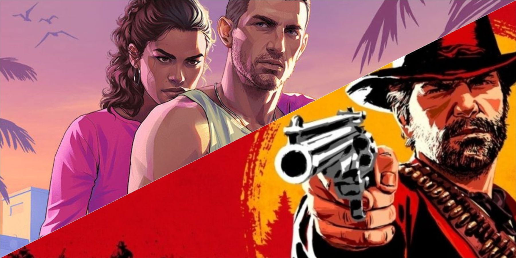 اشاره به Red Dead Redemption 2 در یکی از تصاویر جدید GTA 6