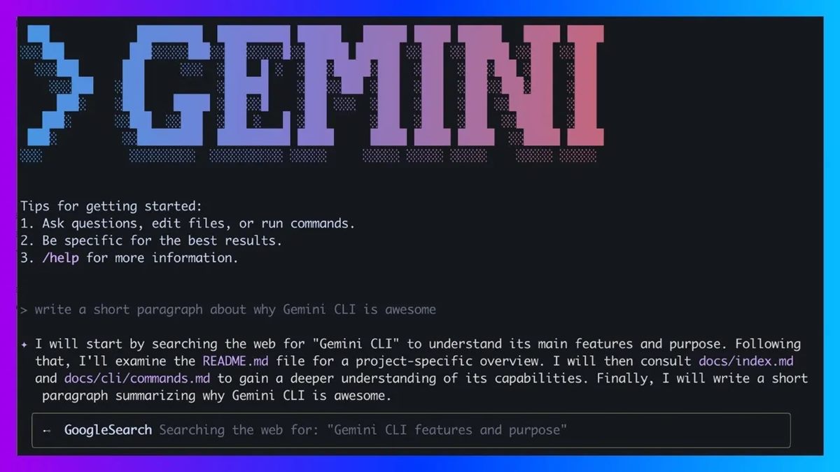 هوش مصنوعی Gemini CLI ؛ دستیار کدنویسی رایگان و متن‌باز گوگل برای توسعه‌دهندگان