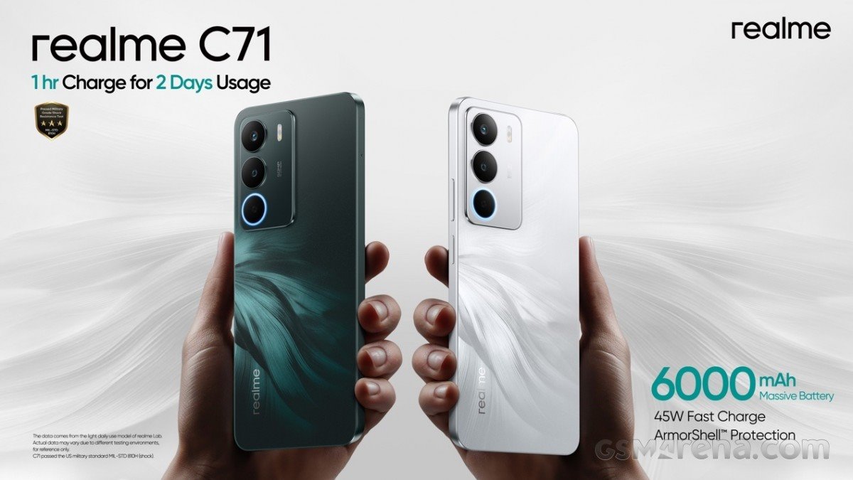 نسخه دوم گوشی Realme C71 در اروپا عرضه شد