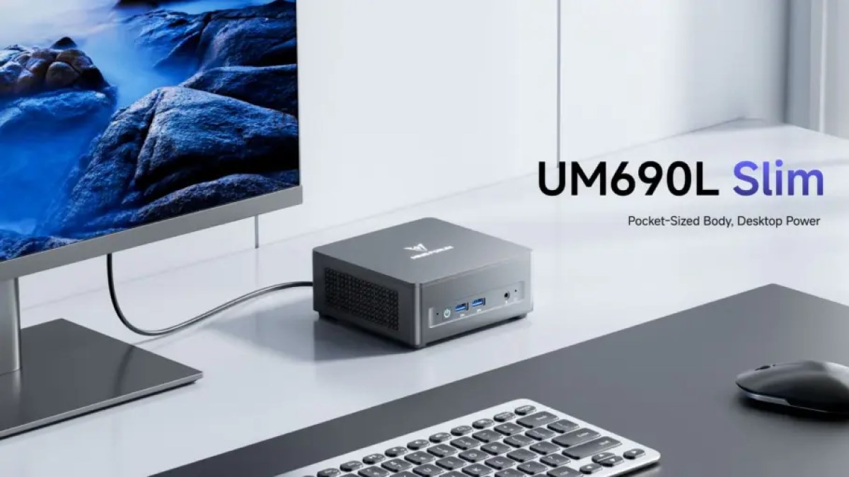 مینی‌کامپیوتر قدرتمند UM690L Slim در ابعاد کوچک از شرکت Minisforum معرفی شد