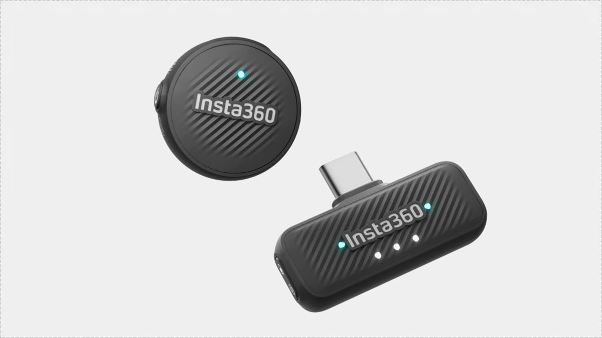 میکروفون جدید شرکت Insta360 حتی از ایرتگ هم کوچکتر است