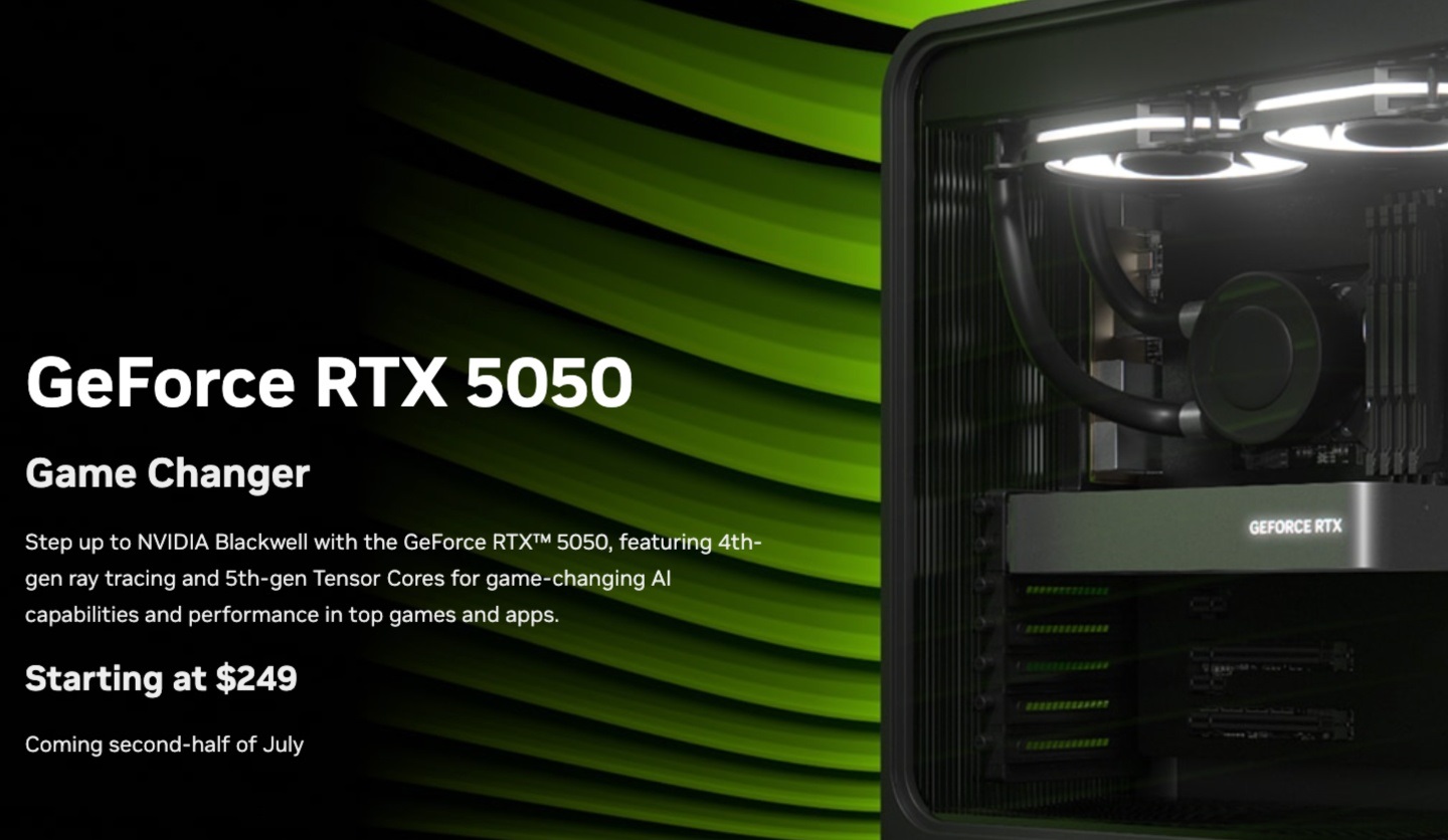 بنچمارک کارت گرافیک RTX 5050 عملکرد ضعیف‌تری را نسبت به AMD RX 6000 نشان می‌دهد