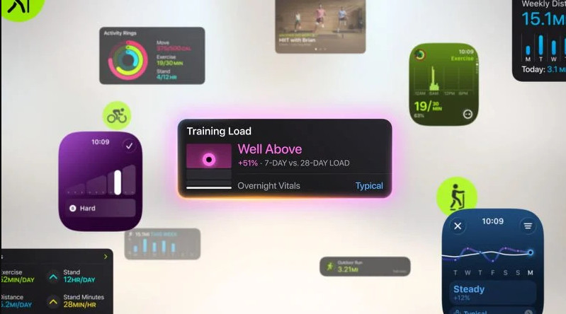 اپل در کنفرانس WWDC از «Workout Buddy» مجهز به هوش مصنوعی برای اپل واچ رونمایی کرد