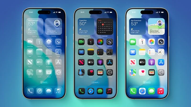 چطور اثر شیشه‌ای Liquid Glass در iOS 26 را کاهش دهیم؟