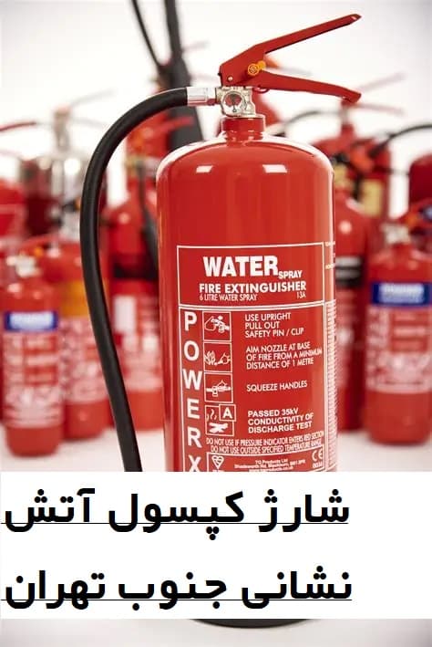 شارژ کپسول آتش نشانی در جنوب تهران با hsefars