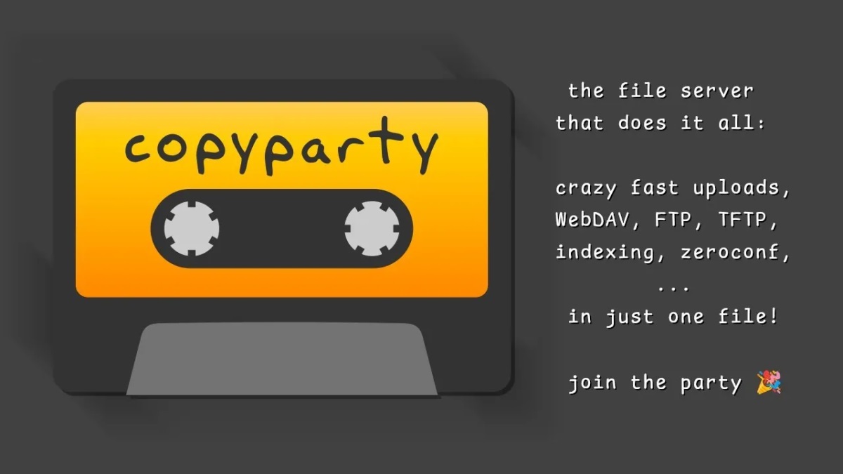 معرفی سرور فایل Copyparty ؛ راهکاری ساده، امن و متن‌باز برای اشتراک فایل