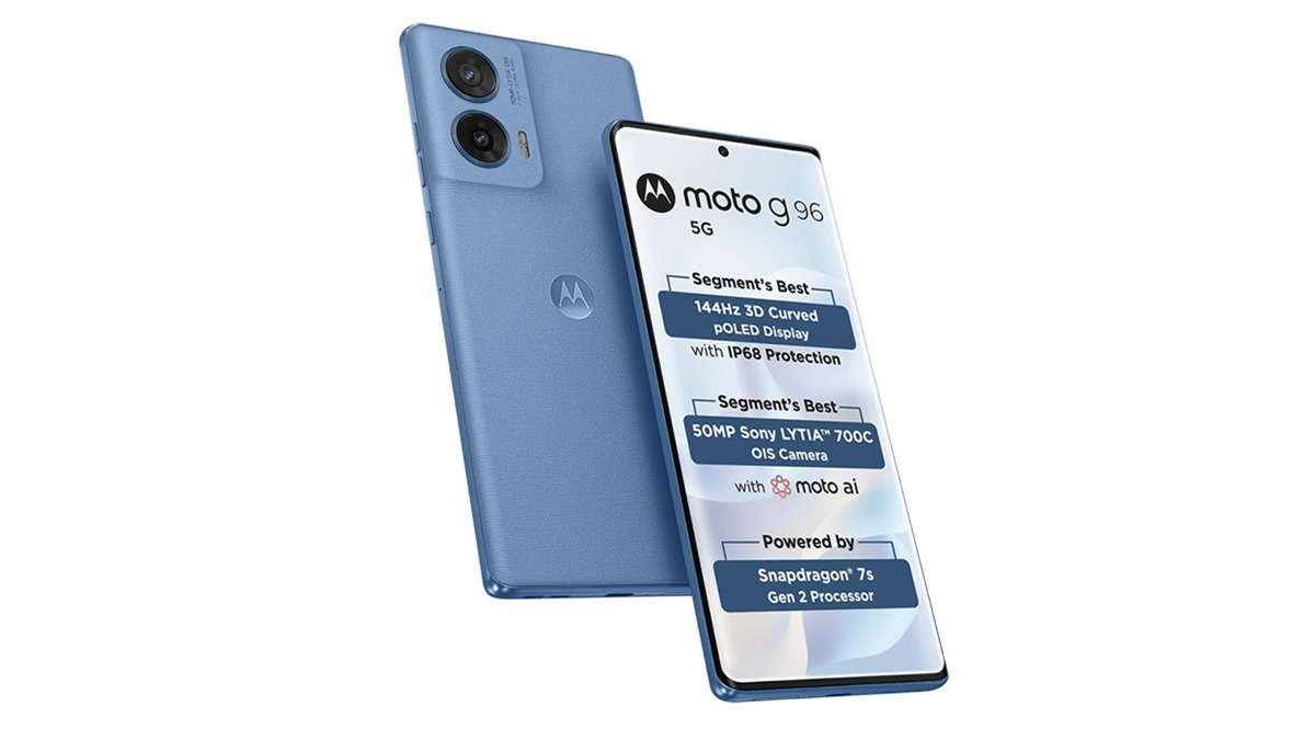 گوشی Moto G96 در هند با نمایشگر خمیده ۱۴۴ هرتز و دوربین ۵۰ مگاپیکسلی معرفی شد