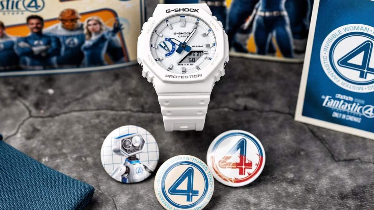 ساعت‌های خاص G-Shock با طراحی الهام‌گرفته از چهار شگفت انگیز معرفی شدند