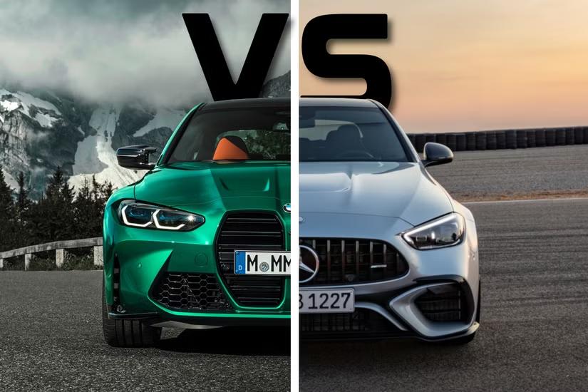نبرد نفس‌گیر مرسدس C63 و BMW M3