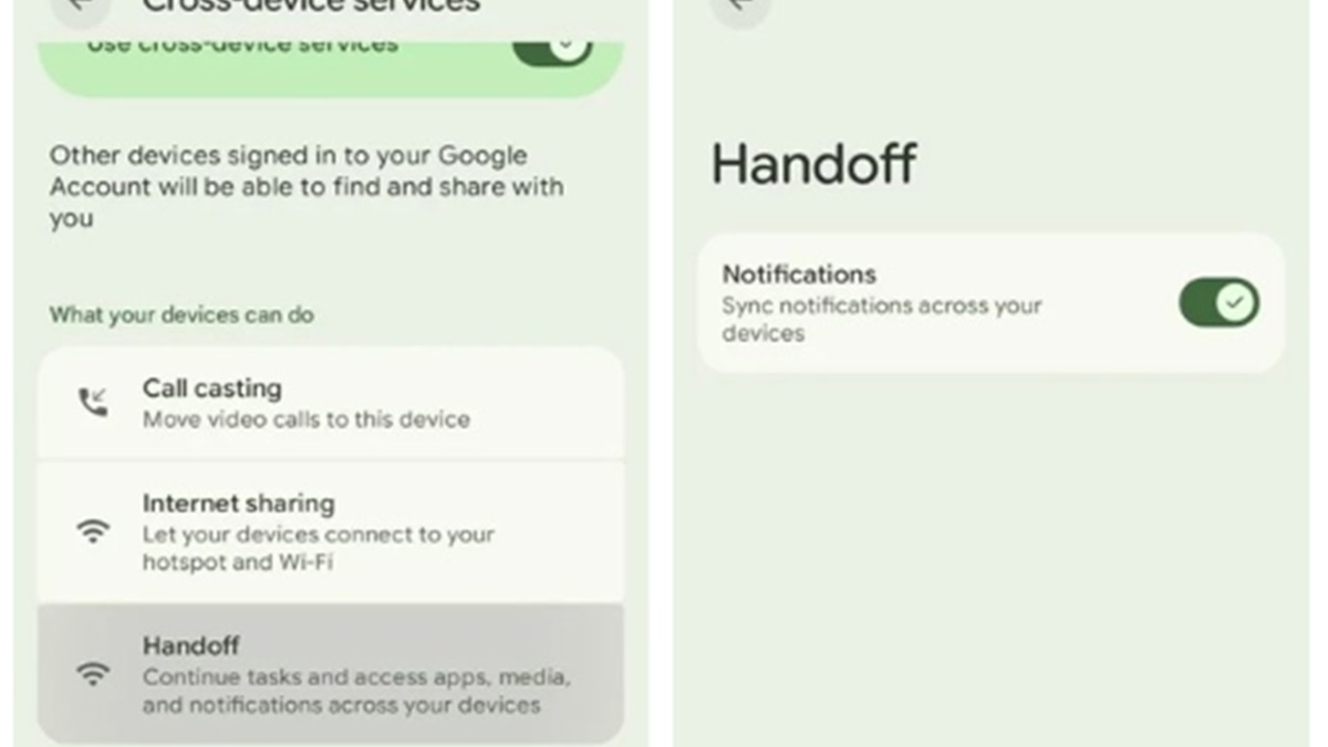 App Cast؛ قابلیت جدید اندروید برای رقابت با Handoff اپل