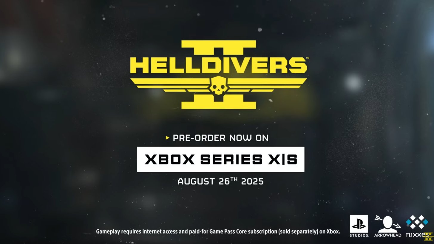 بازی Helldivers 2 در تاریخ ۴ شهریور برای Xbox Series X/S عرضه خواهد شد