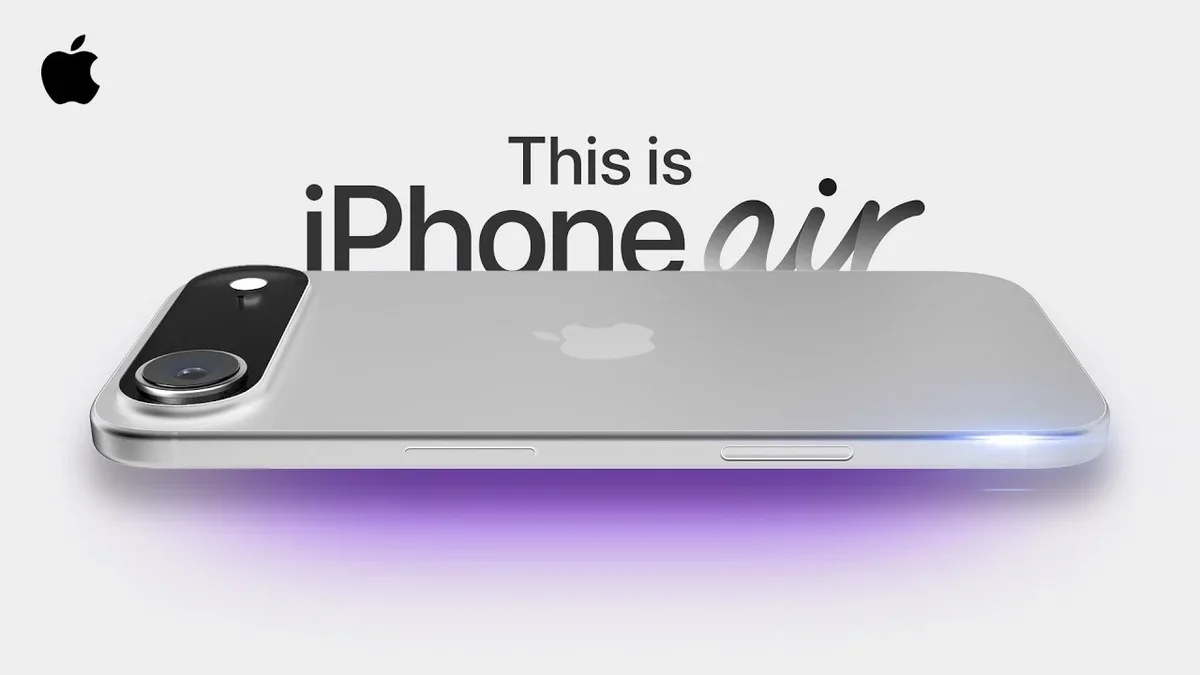 رنگ‌بندی و مشخصات تراشه iPhone 17 Air فاش شد