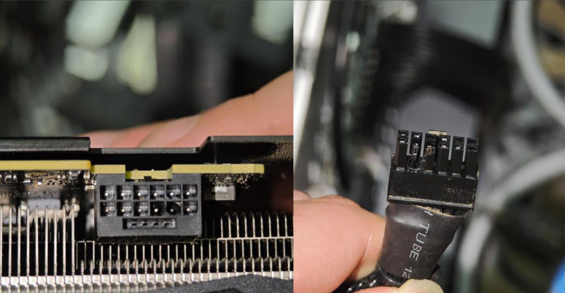در اتفاقی نادر، کانکتور برق کارت گرافیک RTX 3060 Ti ذوب شد