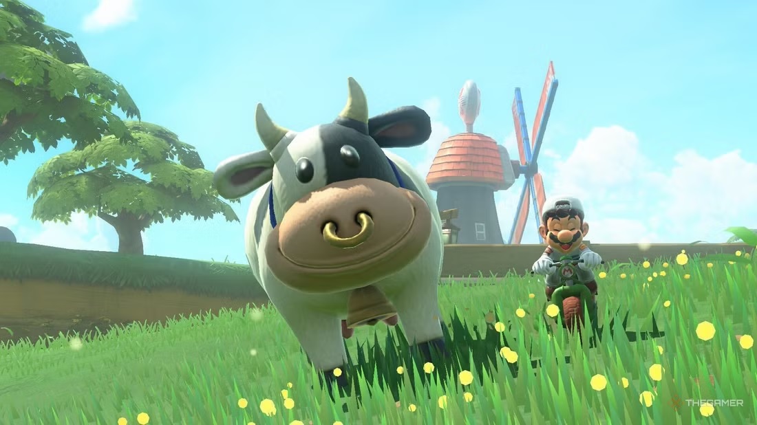 سازمان PETA می‌خواهد حلقه بینی گاو را در بازی Mario Kart World حذف کند