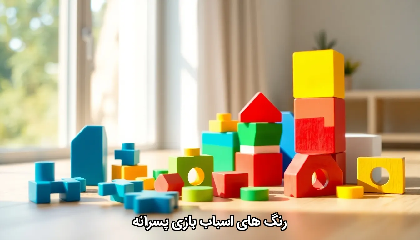 رنگ های مناسب اسباب بازی برای پسرا
