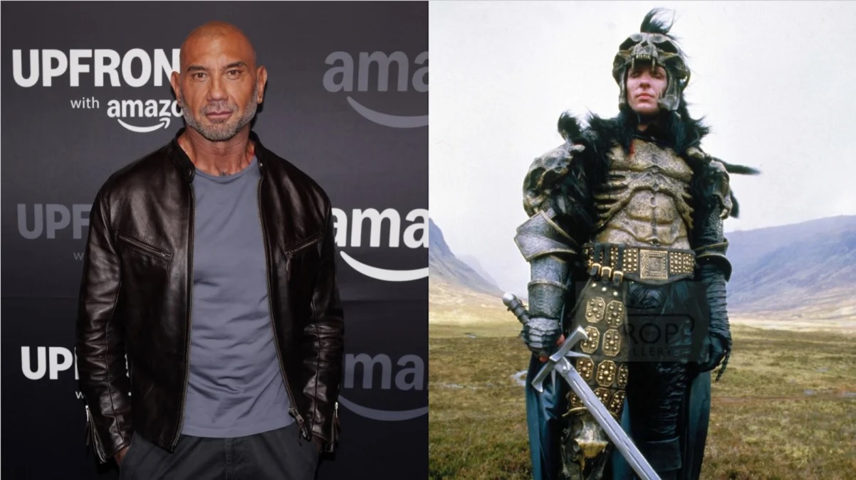 دیو باتیستا نقش منفی مقابل هنری کویل را در بازسازی فیلم Highlander بازی می‌کند