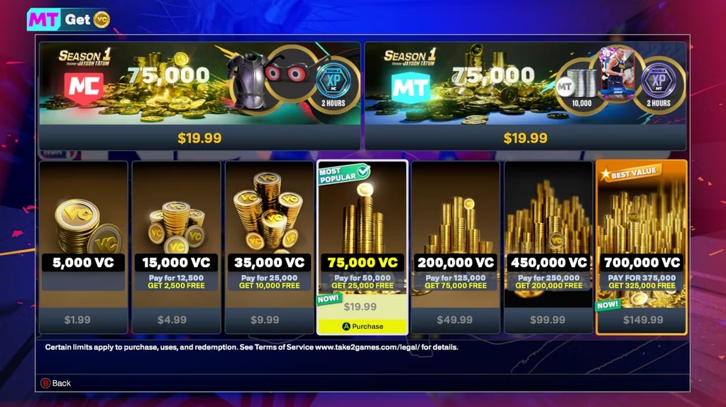 یک گیمر بیش از ۳۲ هزار دلار خرج بازی NBA 2K25 کرده است