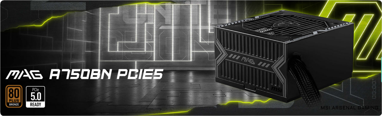 پاور MSI MAG A750BN PCIE5؛ انتخابی مطمئن