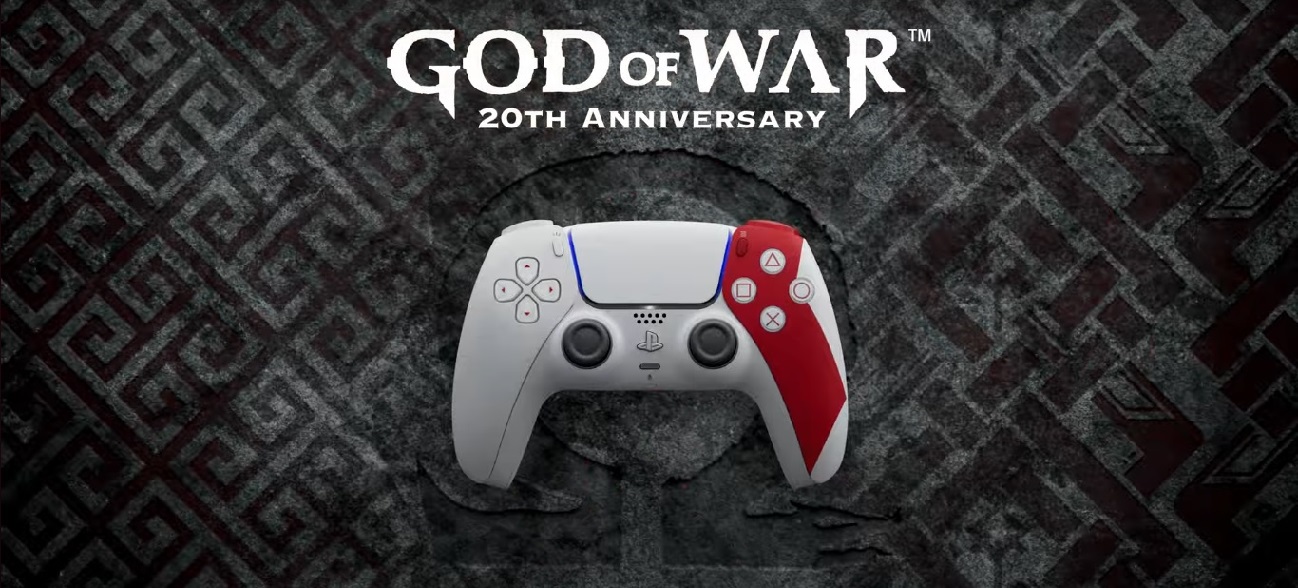 از دسته God of War 20th Anniversary DualSense رونمایی شد