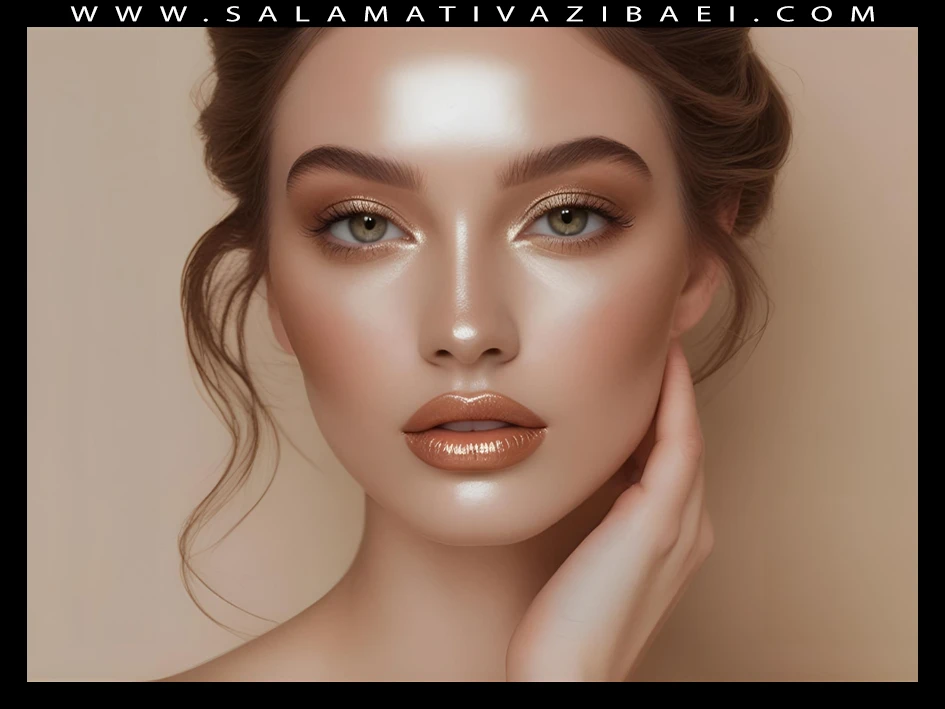 نحوه آرایش گونه برای ظاهری شاداب در طول روز
