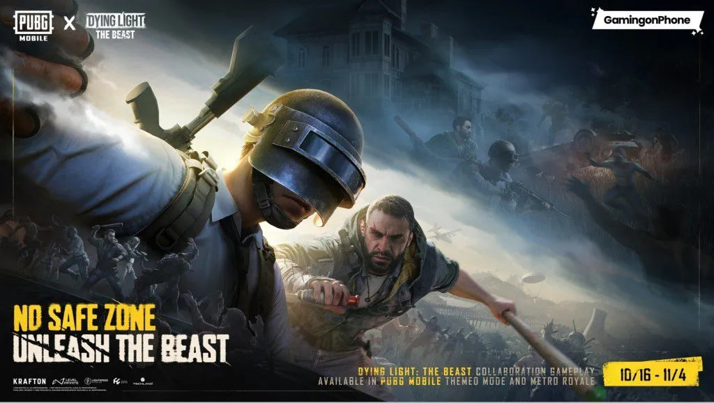 تریلر همکاری بازی PUBG Mobile با Dying Light: The Beast جوایز و حالت جدید پابجی را نشان می‌دهد