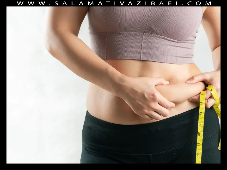 علل تجمع چربی دور شکم