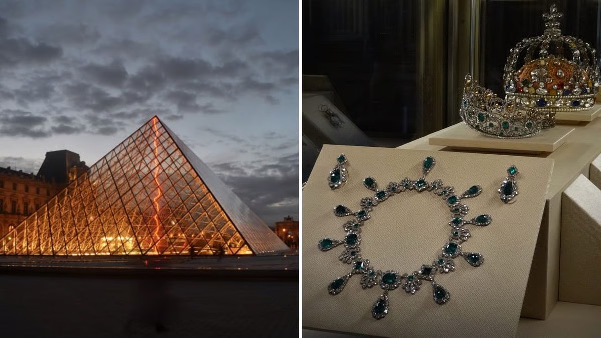 چند مظنون در ارتباط با سرقت جواهرات سلطنتی از موزه لوور پاریس دستگیر شدند