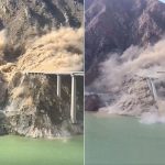 ویدیو: فروپاشی پل هونگ‌چی در چین در پی رانش عظیم زمین