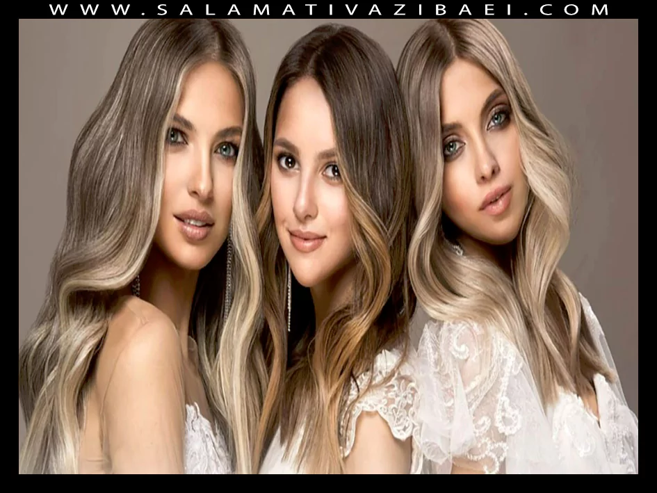 نحوه رنگ کردن موهای خیس