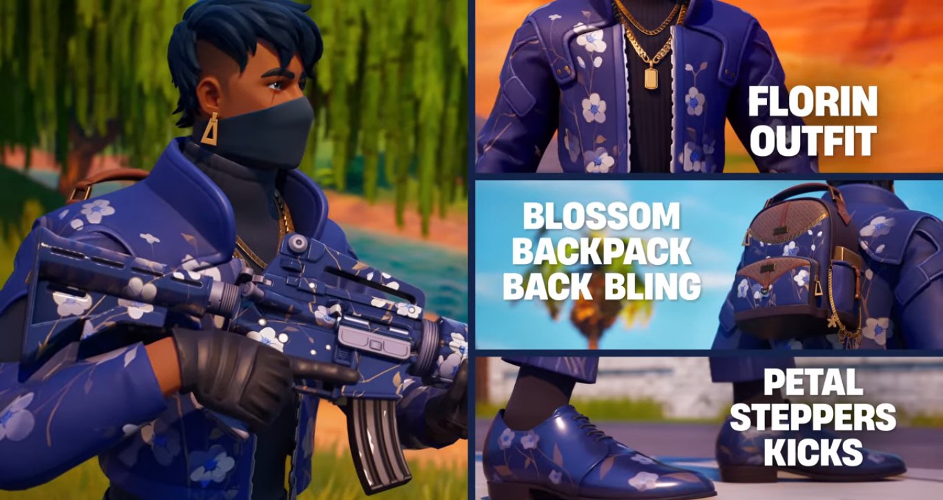تماشا کنید: از باندل Flowering Chaos بازی Fortnite برای PS5 رونمایی شد