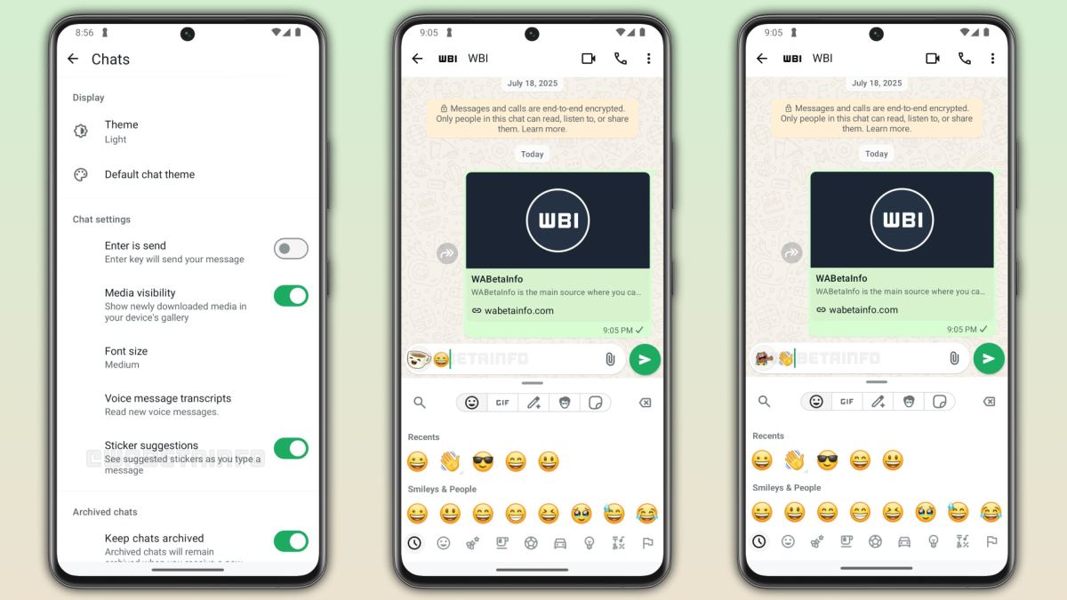 پیشنهاد استیکر به زودی به چت‌های واتساپ اضافه می‌شود