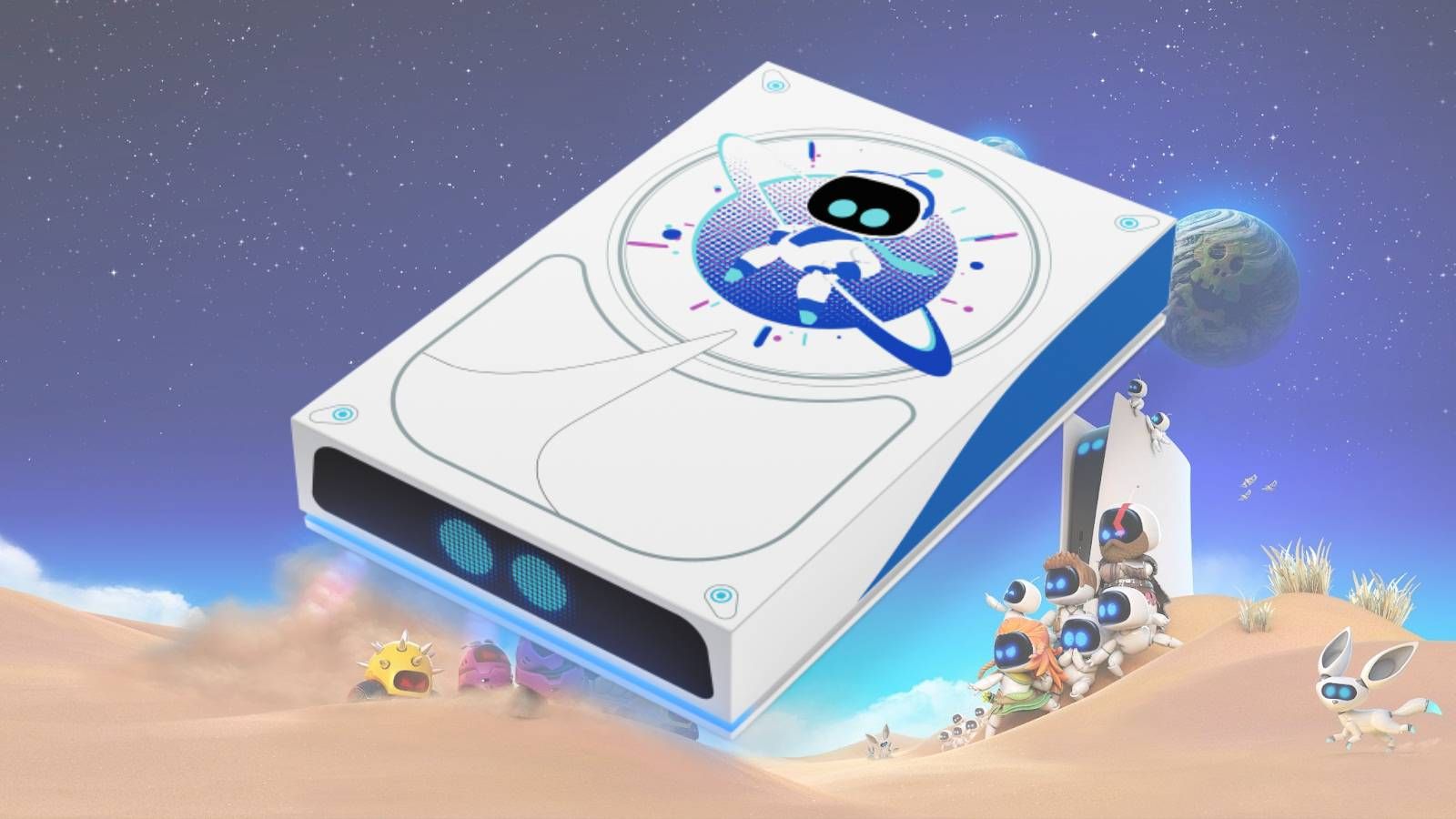 همکاری پلی استیشن و شرکت سخت‌افزار Seagate؛ هارد اکسترنال با طرح Astro Bot